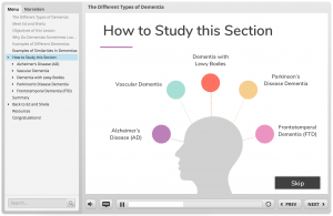 A screen grab of the e-module that reads "How to Study this Section"