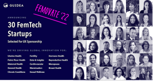 guidea-selects-30-femtech-startups-for-ux-design-sponsorship-program,-femovate-—-a-$500k-investment-in-female-health-innovation