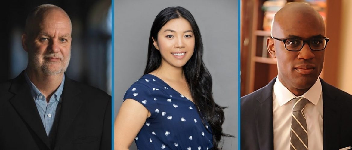 Headshots of Andre Picard, Ling Ly Tan, and Aaron Walker