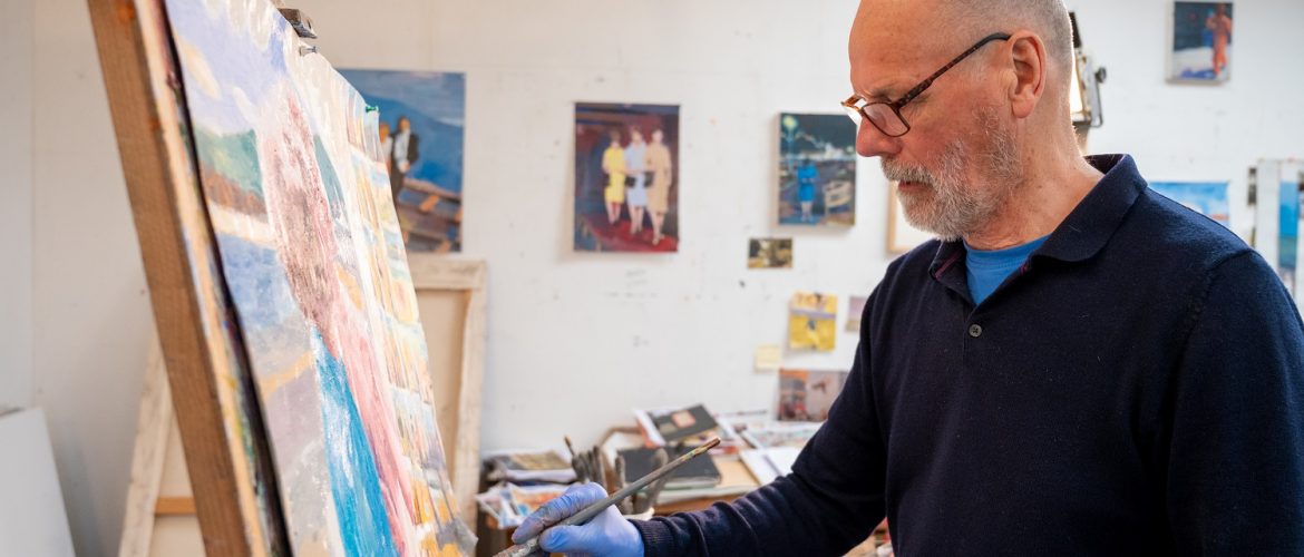 Man painting