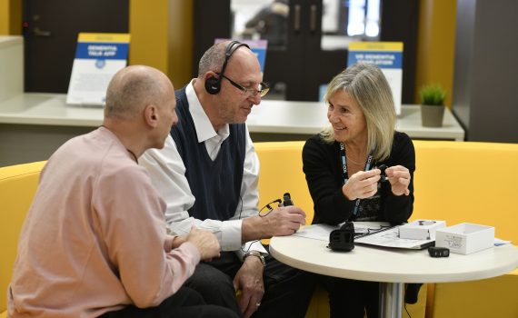 Toronto Hears project lead Marilyn Reed demonstrates her innovation